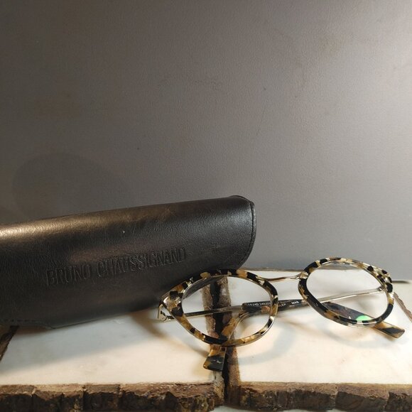 Bruno Chaussignand Julep Marble Brown Eyeglass Frame Paris France Vision - Picture 12 of 12